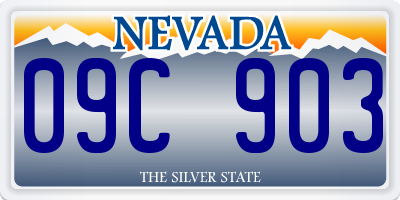 NV license plate 09C903