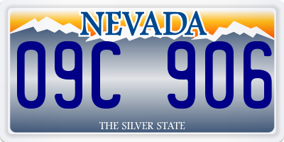 NV license plate 09C906