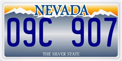 NV license plate 09C907