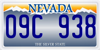 NV license plate 09C938