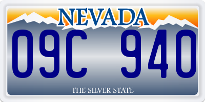 NV license plate 09C940