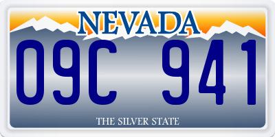 NV license plate 09C941