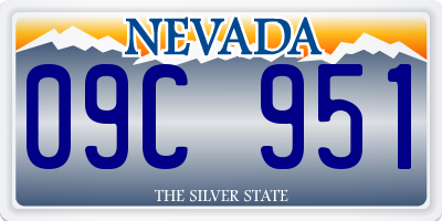 NV license plate 09C951