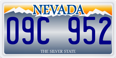 NV license plate 09C952