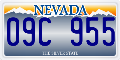 NV license plate 09C955