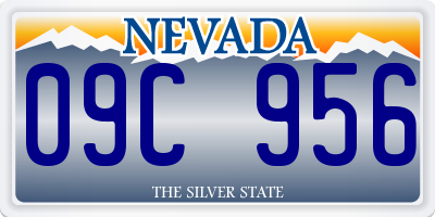 NV license plate 09C956