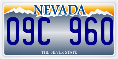 NV license plate 09C960