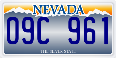 NV license plate 09C961