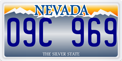 NV license plate 09C969