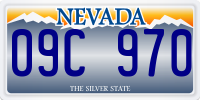 NV license plate 09C970