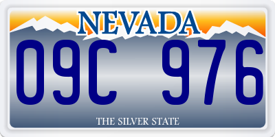 NV license plate 09C976