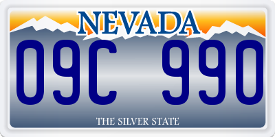 NV license plate 09C990