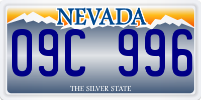NV license plate 09C996
