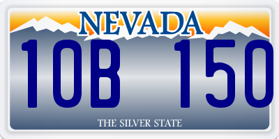 NV license plate 10B150