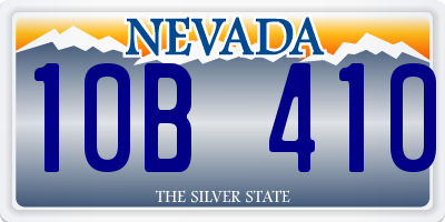 NV license plate 10B410