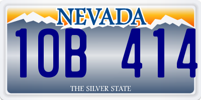 NV license plate 10B414