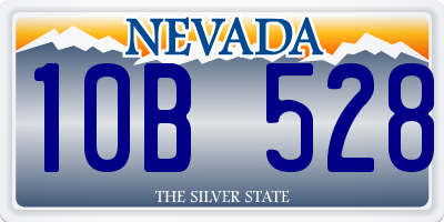 NV license plate 10B528