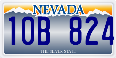 NV license plate 10B824