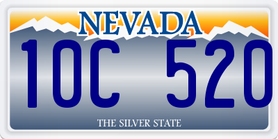 NV license plate 10C520