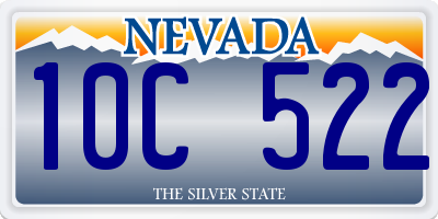 NV license plate 10C522