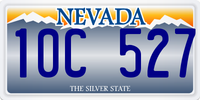 NV license plate 10C527