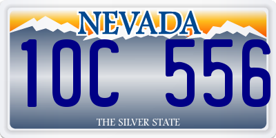 NV license plate 10C556