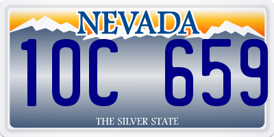 NV license plate 10C659