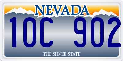 NV license plate 10C902