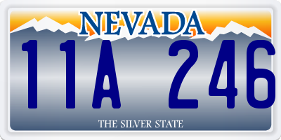 NV license plate 11A246