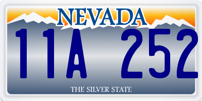 NV license plate 11A252