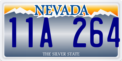 NV license plate 11A264