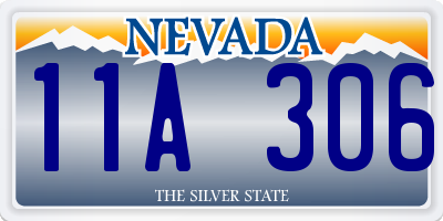 NV license plate 11A306