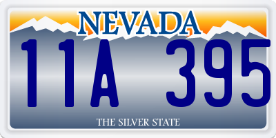 NV license plate 11A395