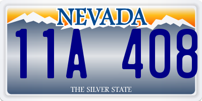 NV license plate 11A408