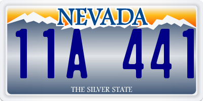 NV license plate 11A441