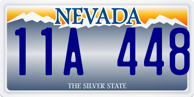 NV license plate 11A448