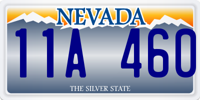 NV license plate 11A460