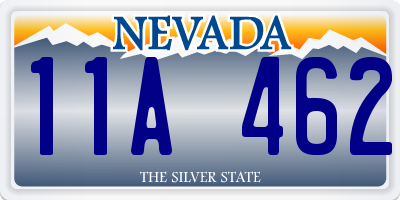 NV license plate 11A462