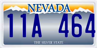 NV license plate 11A464