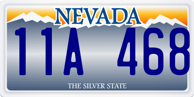 NV license plate 11A468