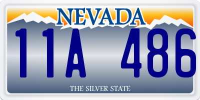 NV license plate 11A486