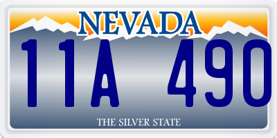 NV license plate 11A490