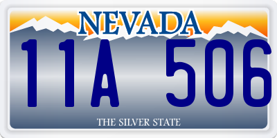 NV license plate 11A506