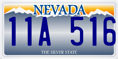 NV license plate 11A516