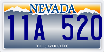 NV license plate 11A520