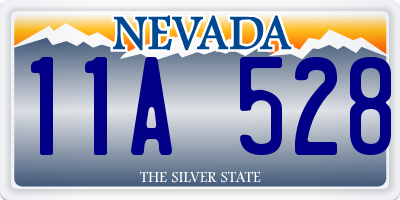 NV license plate 11A528