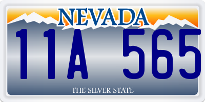 NV license plate 11A565