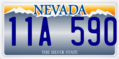 NV license plate 11A590
