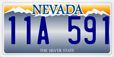 NV license plate 11A591