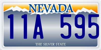 NV license plate 11A595